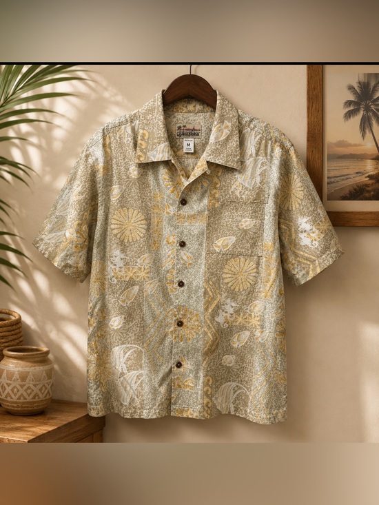 Patagonia Other - Patagonia pataloha Men's Casual Button Down Shirt - Green and Yellow medium